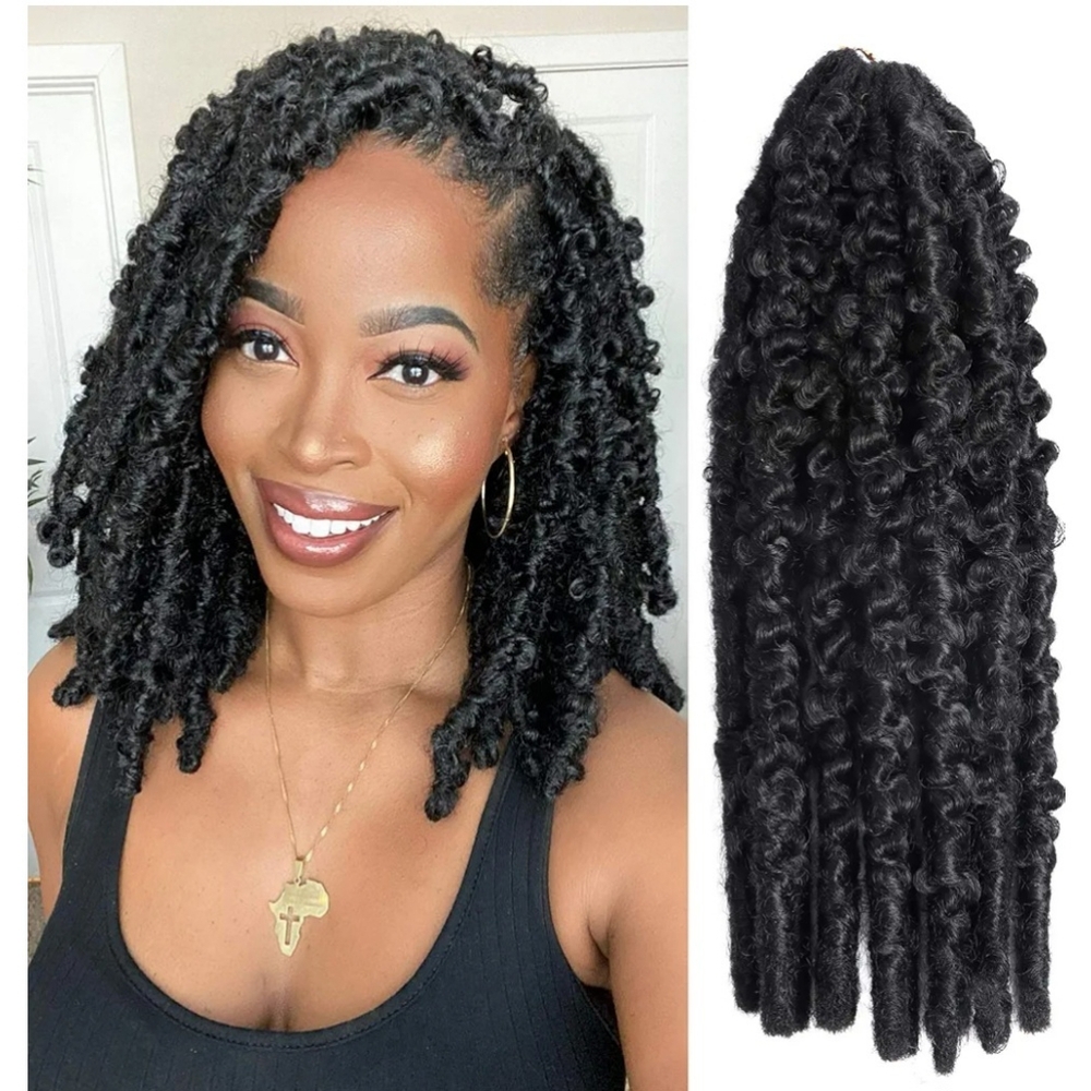 12" Distressed Butterfly Locs Color 1B
